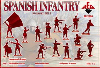 Red Box RB72096 Spanish Infantry Set 1