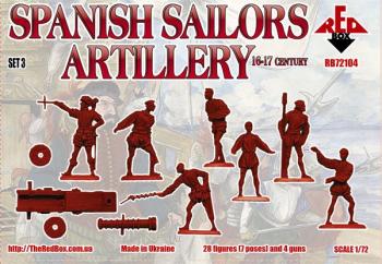 Red Box RB72104 Spanish Sailors Artillery