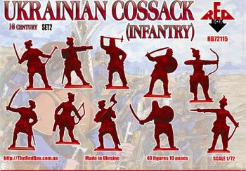 Red Box RB72115 Ukrainian Cossack Infantry x 40 Set 2