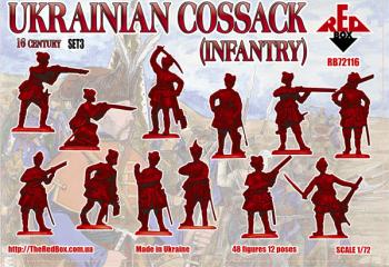 Red Box RB72116 Ukrainian Cossack Infantry x 48 Set 3