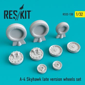 Reskit RS32-0130 A-4 Skyhawk Late Wheels Set