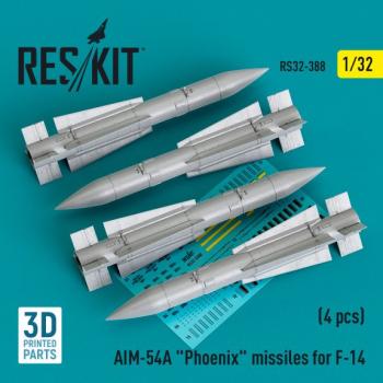 Reskit RS32-0388 AIM-54A Phoenix Missiles