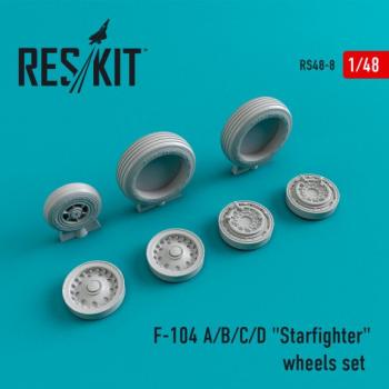 Reskit RS48-0008 F-104 (A,B,C,D) Starfighter Wheels
