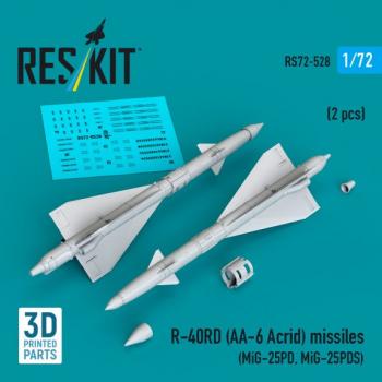Reskit RS72-0528 R-40RD (AA-6 Acrid) Missiles