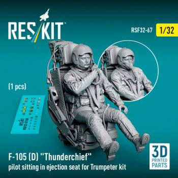 Reskit RSF32-0067 F-105D Thunderchief Pilot