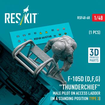 Reskit RSF48-0068 F-105 (D,F,G) Thunderchief Pilot