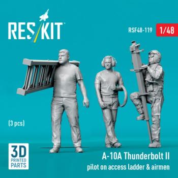 Reskit RSF48-0119 Pilot on Access Ladder and Airmen