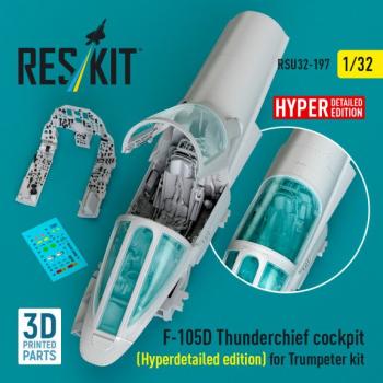 Reskit RSU32-0197 F-105D Thunderchief Cockpit - Hyper