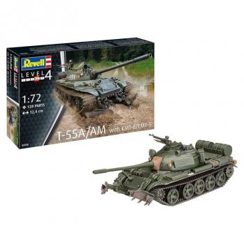 Revell 03328 T-55A/AM with KMT-6/EMT-5