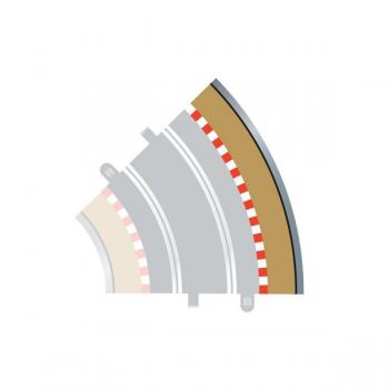 Scalextric C8228 R2 Curve Outer Borders x 4