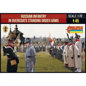 Strelets 219 Russian Infantry in Overcoats x 45