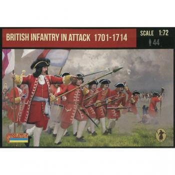 Strelets 231 British Infantry in Attack 1701-1714