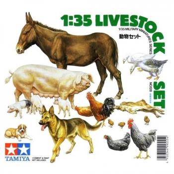 Tamiya 35128 Livestock Set