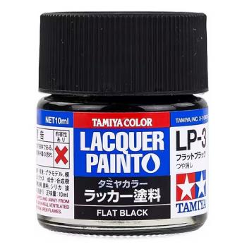 Tamiya 82103 Lacquer LP-3 - Flat Black