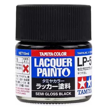 Tamiya 82105 Lacquer LP-5 - Semi-Gloss Black