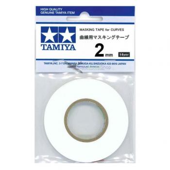 Tamiya 87177 Masking Tape for Curves 2mm