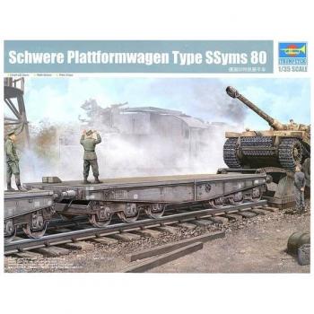 Trumpeter 00221 Plattformwagen Type SSyms 80