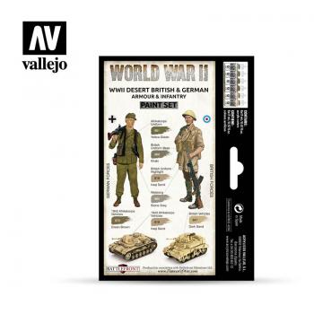 Vallejo 70.208 WWII Desert Armour & Infantry