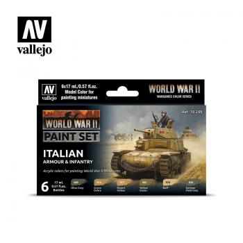 Vallejo 70.209 WWII Italian Armour & Infantry