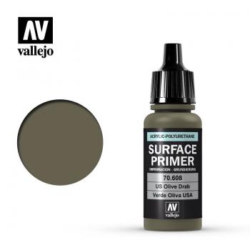 Vallejo 70.608 Surface Primer - USA Olive Drab