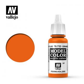 Vallejo 70.733 Model Color - Orange Fluorescent