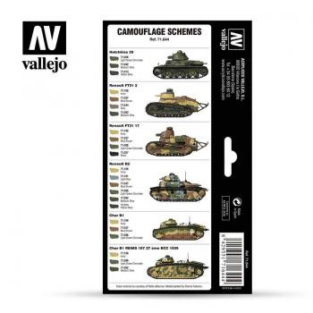 Vallejo 71.644 French Camo Colours