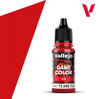Vallejo 72.086 Game Ink - Red