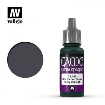 Vallejo 72.155 Extra Opaque - Heavy Charcoal