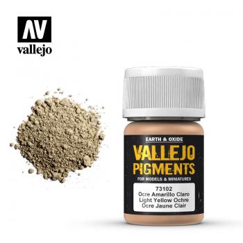 Vallejo 73.102 Vallejo Pigments - Light Yellow Ochre