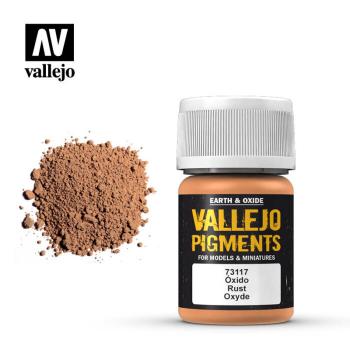 Vallejo 73.117 - Vallejo Pigments - Rust - Vallejo Pigments - Rust - For Sa...