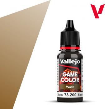 Vallejo 73.200 Game Wash - Sepia Shade