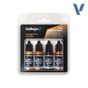 Vallejo 77.252 TMM - Imperial Gold Paint Set