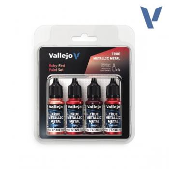 Vallejo 77.254 TMM - Ruby Red Paint Set