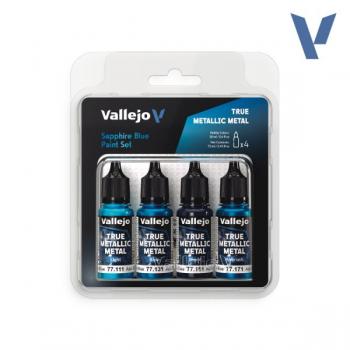 Vallejo 77.256 TMM - Sapphire Blue Paint Set