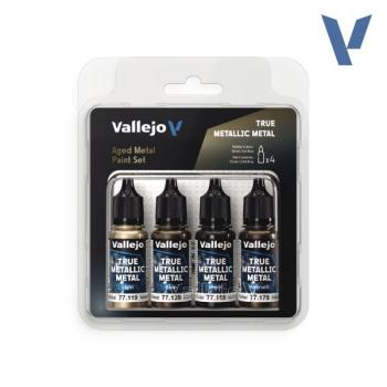 Vallejo 77.258 TMM - Aged Metal Paint Set