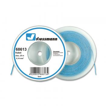 Viessmann 68613 Wire 0.14 mm², Blue, 25 m