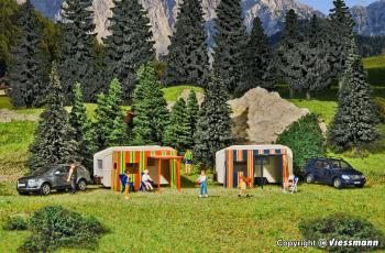 Vollmer 45145 Camping Caravans