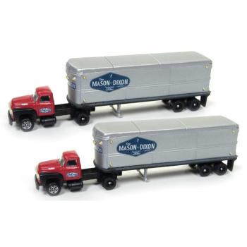 Mini Metals 51174 Ford Tractor with Trailer x 2