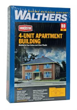 Walthers 933-3781 Brick Apartment Building