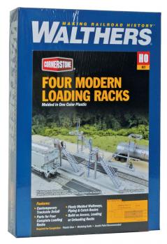 Walthers 933-4037 Modern Loading Racks x 4