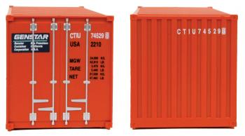 Walthers 949-8003 20 ft Container Genstar