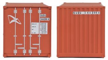 Walthers 949-8006 20 ft Container Hamburg Sud