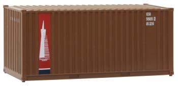 Walthers 949-8017 20 ft Container TransAmerica