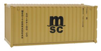 Walthers 949-8057 20 ft Container MSC