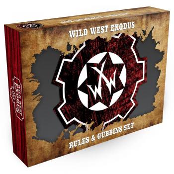 Warcradle Studios WEX991099001 Wild West Exodus Rules & Gubbins Set