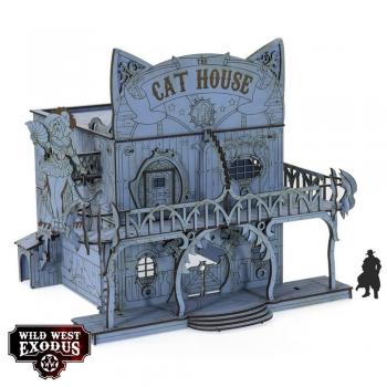 Warcradle Studios WEX991399024 Red Oak Cat House