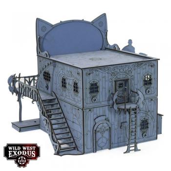 Warcradle Studios WEX991399024 Red Oak Cat House