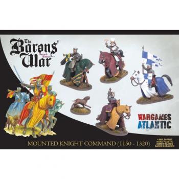 Wargames Atlantic WAAAC011 Mounted Knight Command 1150-1320
