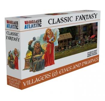Wargames Atlantic WAACF015 Villagers 2 - Elves & Dwarves