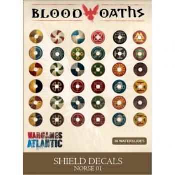Wargames Atlantic WAAWS004-006 Shield Decals - Norse 01